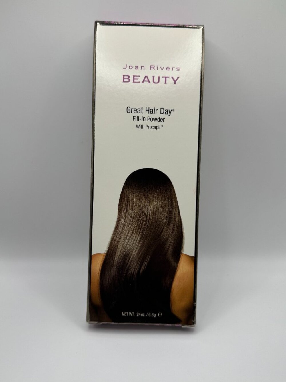 Joan Rivers Beauty Great Hair Day Fill-In Powder w/Procapil BRUNETTE NOS